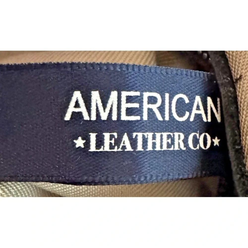 American Leather Co Liberty Black Leather Backpack Bag Purse Classic